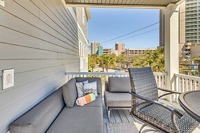 Walk to Ocean: Myrtle Beach House w/ Hot Tub!