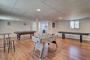 Sleek Albrightsville Home w/ Deck, Game Room