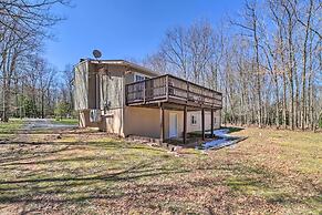 Sleek Albrightsville Home w/ Deck, Game Room