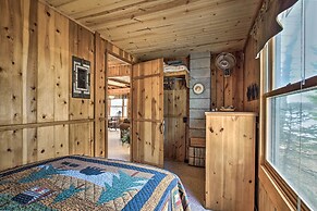 Baldwin Vacation Rental Cabin on Little Lake!