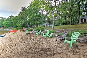 Baldwin Vacation Rental Cabin on Little Lake!