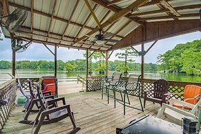 Ferriday Lakehouse w/ Private Dock, Deck, & Yard!