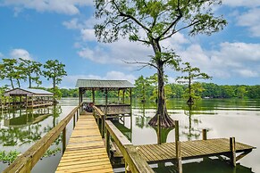 Ferriday Lakehouse w/ Private Dock, Deck, & Yard!