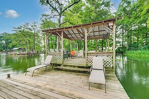 Ferriday Lakehouse w/ Private Dock, Deck, & Yard!