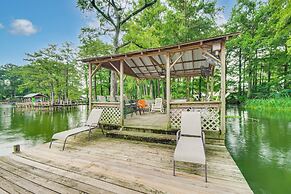 Ferriday Lakehouse w/ Private Dock, Deck, & Yard!