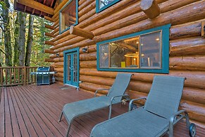 Riverfront Gold Bar Log Cabin Near Stevens Pass!