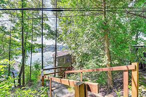Quiet Cabin on Glen Lake w/ Boat Dock & Deck!