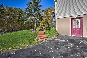 Game Room & Spacious Yard: 10-acre Catskills Home!