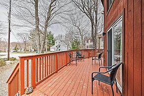 Golf, Ski + Fish: Cabin w/ Deck in Tobyhanna!