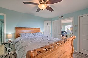 Ocean-view Condo w/ Deck, Steps to Carolina Beach!