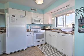 Ocean-view Condo w/ Deck, Steps to Carolina Beach!