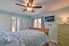 Ocean-view Condo w/ Deck, Steps to Carolina Beach!