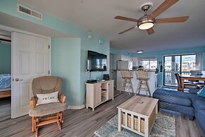 Ocean-view Condo w/ Deck, Steps to Carolina Beach!
