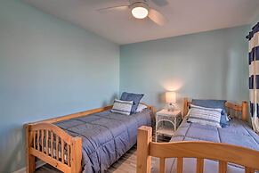 Ocean-view Condo w/ Deck, Steps to Carolina Beach!