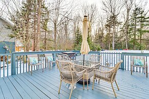 Fire Pit + Hot Tub: Peaceful Poconos Farms Getaway