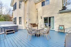 Fire Pit + Hot Tub: Peaceful Poconos Farms Getaway