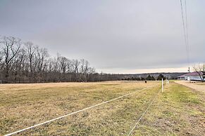 Updated Missouri Cabin Rental on Large Farm