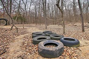 Updated Missouri Cabin Rental on Large Farm