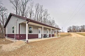 Updated Missouri Cabin Rental on Large Farm