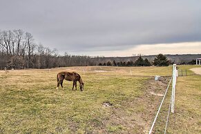 Updated Missouri Cabin Rental on Large Farm