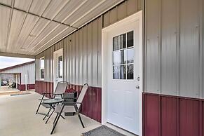 Updated Missouri Cabin Rental on Large Farm