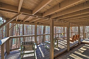 Scenic Greers Ferry Cabin w/ Deck + Fire Pit!