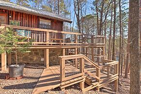 Scenic Greers Ferry Cabin w/ Deck + Fire Pit!
