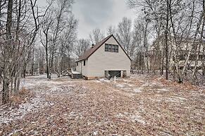 7 Miles to State Park: Poconos Getaway w/ Deck!