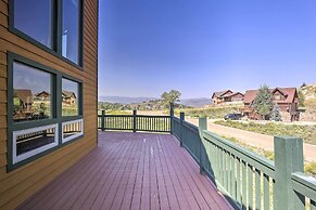 Deck, Bar & Mtn Views: Grand Granby Retreat!