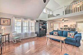 Country-chic Home w/ Fire Pit, Steps to Lake!