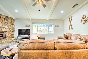 Furnished Deck & Fire Pit: Sherwood Forest Cabin