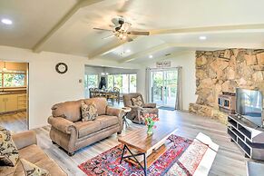 Furnished Deck & Fire Pit: Sherwood Forest Cabin