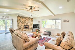 Furnished Deck & Fire Pit: Sherwood Forest Cabin