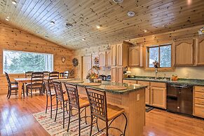 Waterfront Pike Lake Retreat: Snowmobile Paradise