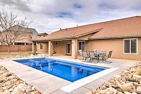 Hurricane Home w/ Pool & Spa ~ 25 Mi to Zion!