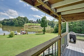 Game Room & Views: Lakefront Shelby Home!