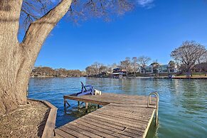 Waterfront Seguin Gem w/ Private Dock & Fire Pit!