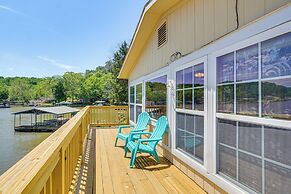 Lakefront Ozark Cottage: Deck w/ Covered Dock!