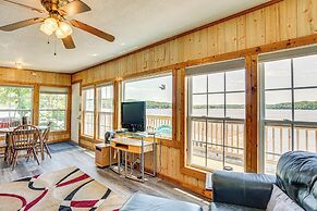 Lakefront Ozark Cottage: Deck w/ Covered Dock!