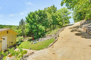 Lakefront Ozark Cottage: Deck w/ Covered Dock!