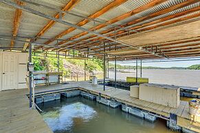 Lakefront Ozark Cottage: Deck w/ Covered Dock!