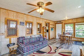 Lakefront Ozark Cottage: Deck w/ Covered Dock!