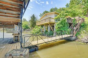 Lakefront Ozark Cottage: Deck w/ Covered Dock!