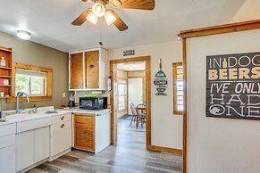 Lakefront Ozark Cottage: Deck w/ Covered Dock!