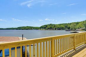 Lakefront Ozark Cottage: Deck w/ Covered Dock!