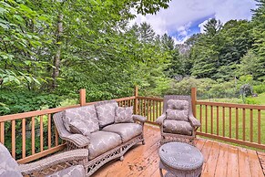 Furnished Deck + Home Gym: Bakersville Retreat!