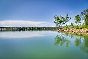 Greers Ferry Lakefront Home w/ Deck & Boat Slips!
