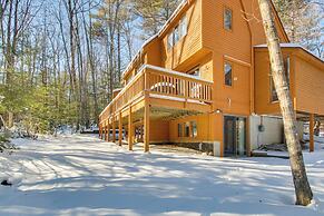 North Conway Townhome w/ Deck & Office Space!