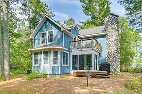 Waterfront Cheboygan Home w/ Fire Pit