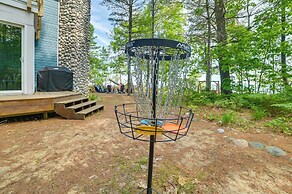 Waterfront Cheboygan Home w/ Fire Pit